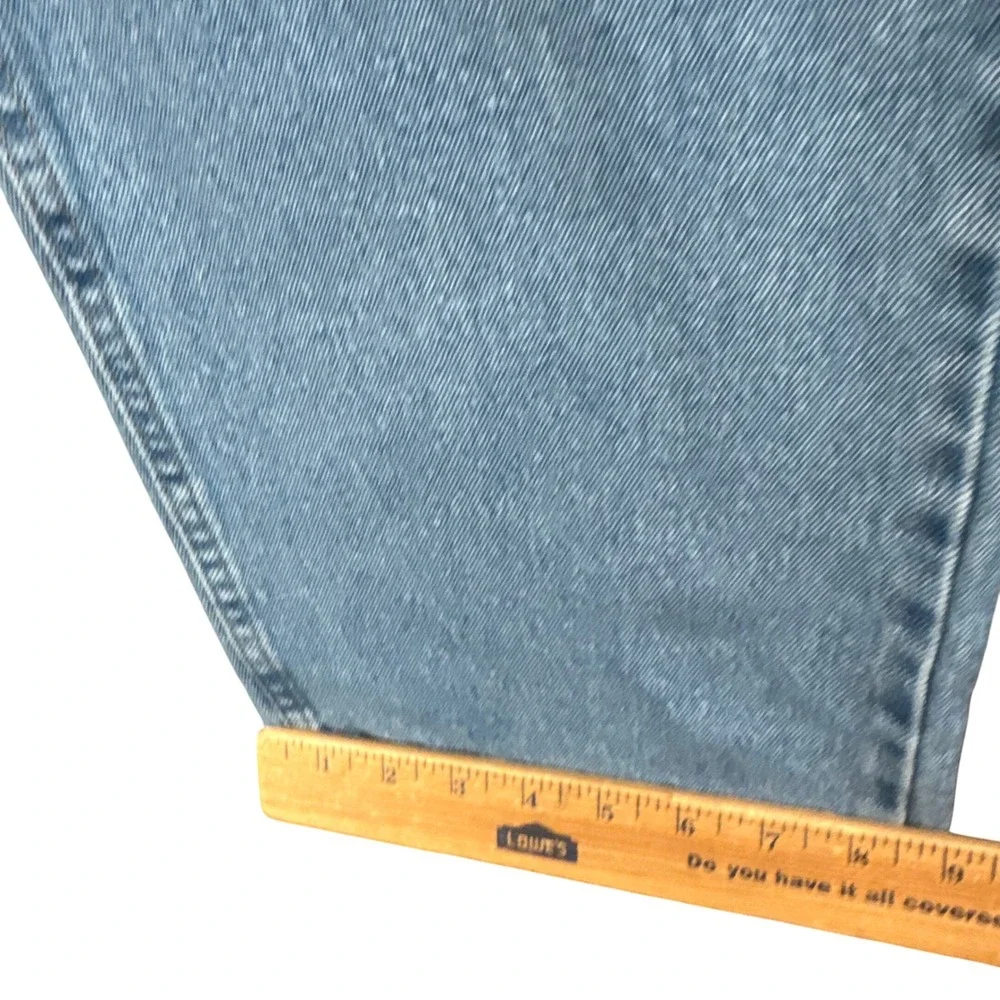 Wrangler Mens Western Workwear Cowboy Straight Jeans‎ 42x30 Light Wash
